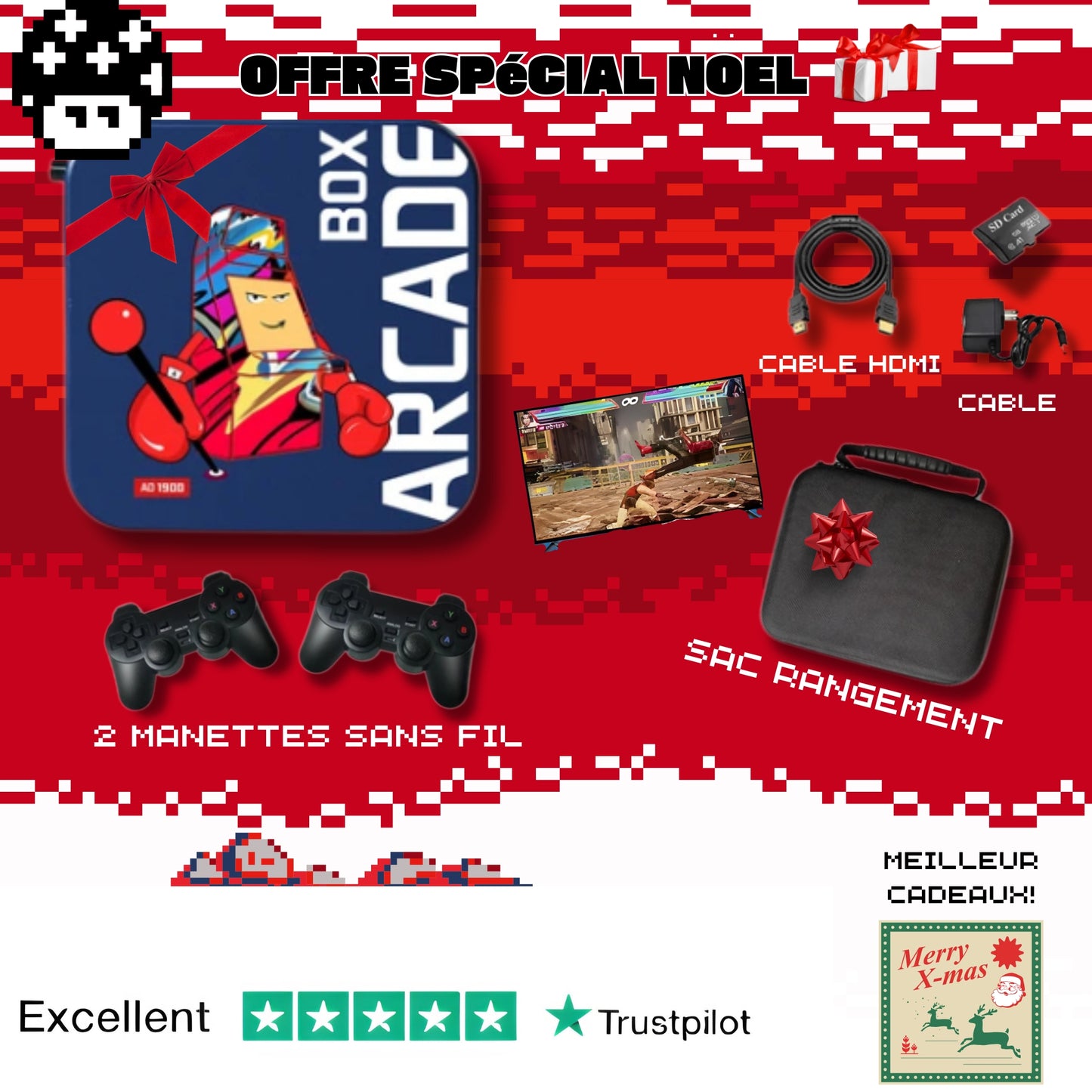 GAMY-LAND|La console™️d’arcade rétro 🎮