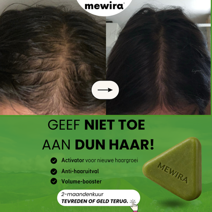 MEWIRA - Koreaanse haargroei-zeep met 12 planten